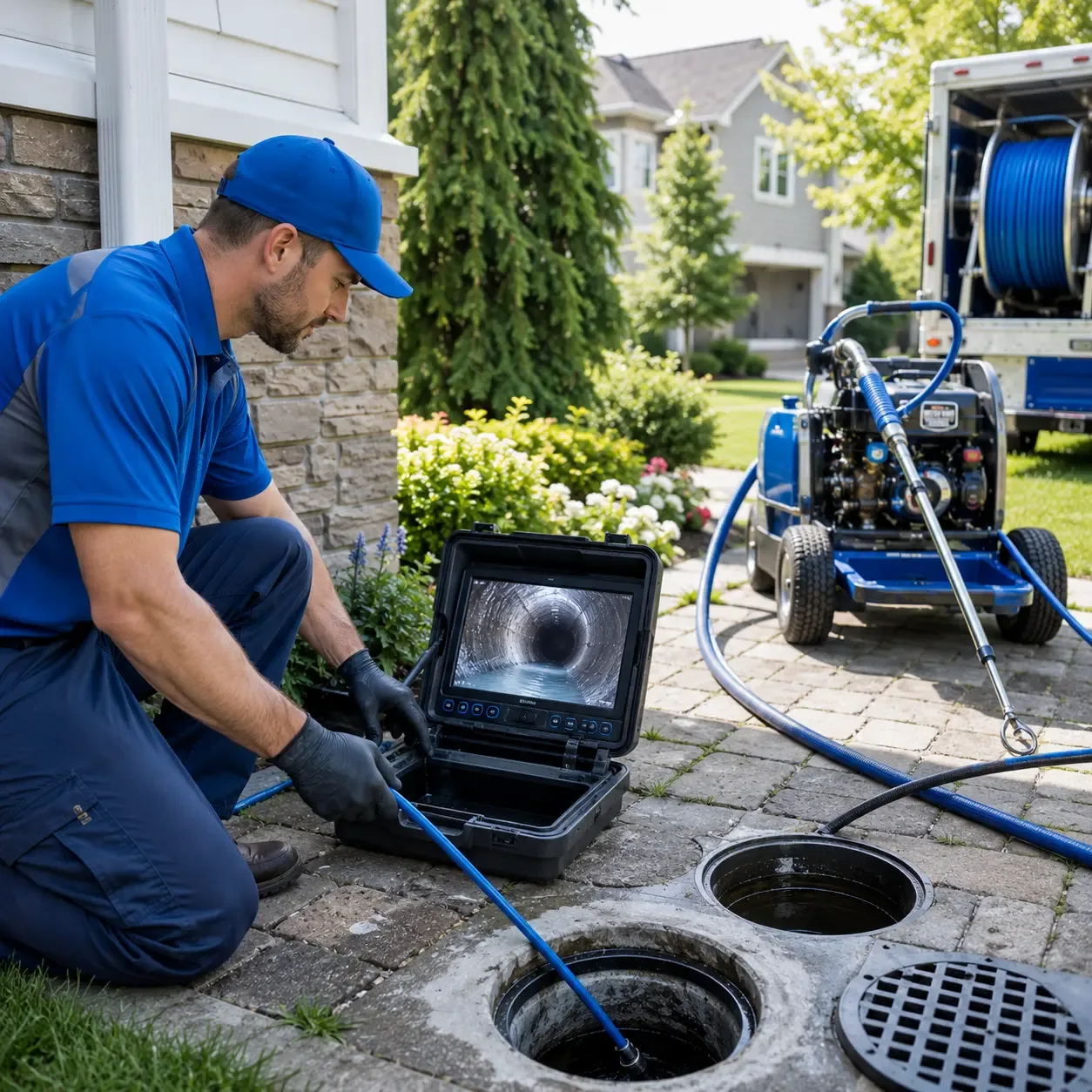 Outdoor drain cleaning professionals serving Manila, UT